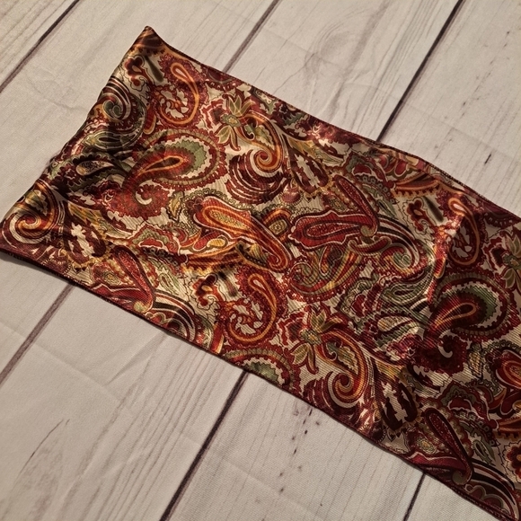 Lane Bryant Paisley Scarf Fall Colors - Picture 2 of 12